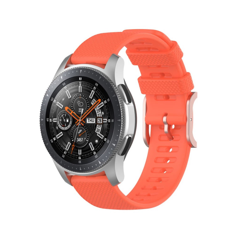  Samsung Galaxy Watch 3 (45mm) / Samsung Galaxy Watch (46mm) Silikone Rem - Orange#serie_4