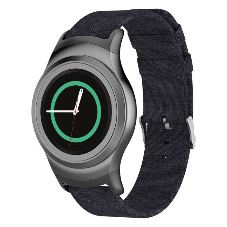 Helt vildt fantastisk Samsung Gear S2 Nylon Rem - Sort#serie_4