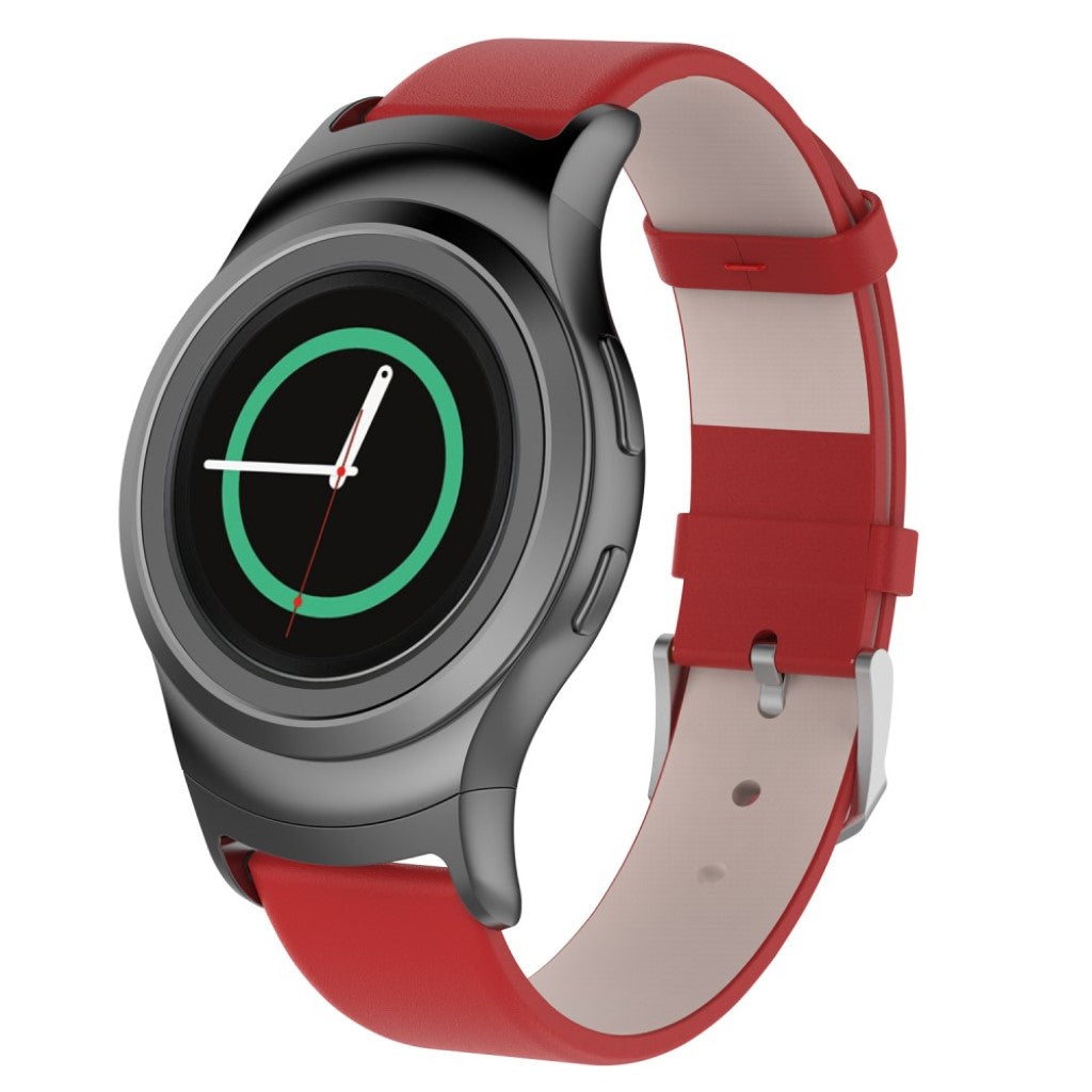 Mega pænt Samsung Gear S2 Kunstlæder Rem - Rød#serie_3