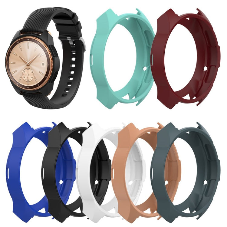 Super Fint Samsung Galaxy Watch (42mm) Silikone Cover - Sort#serie_1