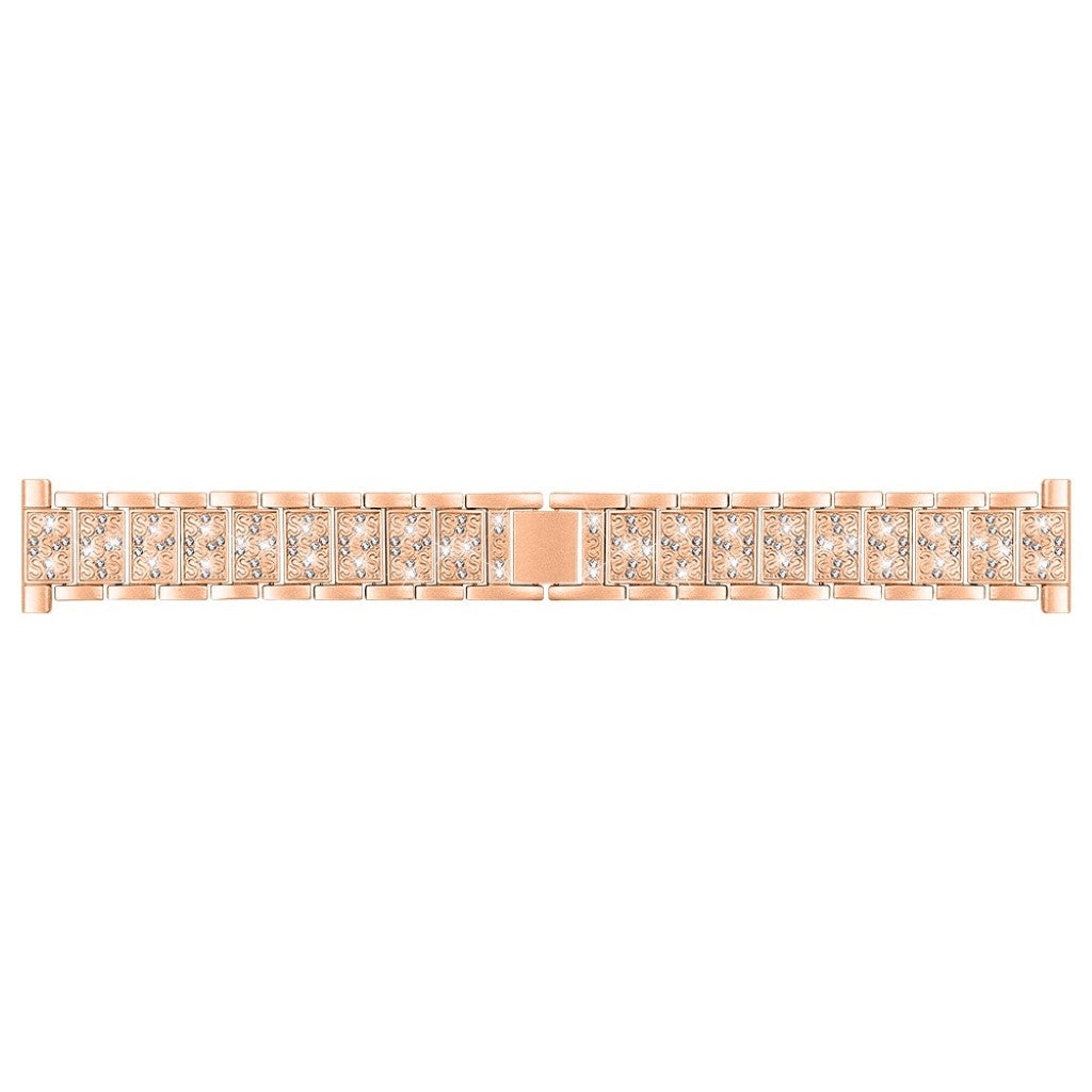 Fint Samsung Galaxy Watch (42mm) Metal og Rhinsten Rem - Guld#serie_3