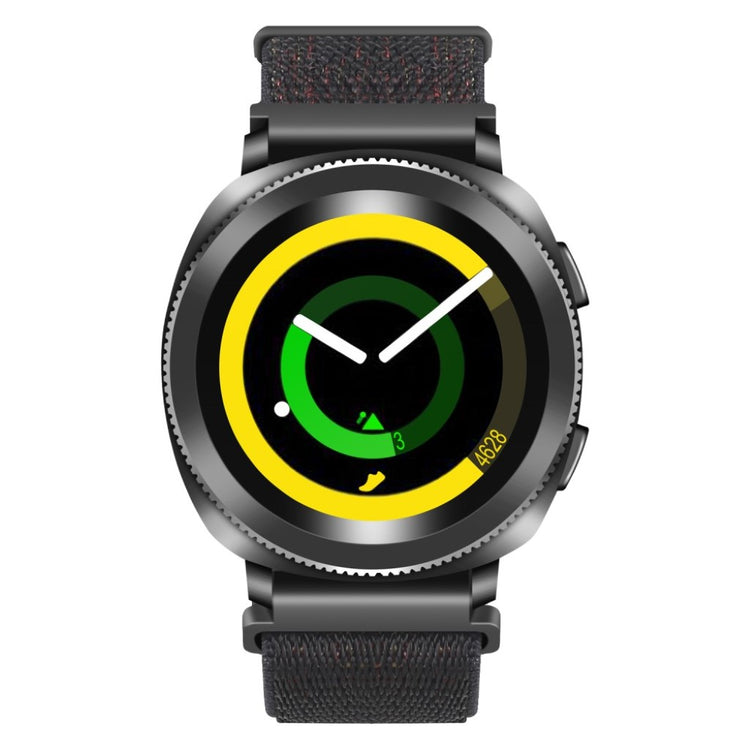 Helt vildt sejt Samsung Galaxy Watch (46mm) Nylon Rem - Sort#serie_4