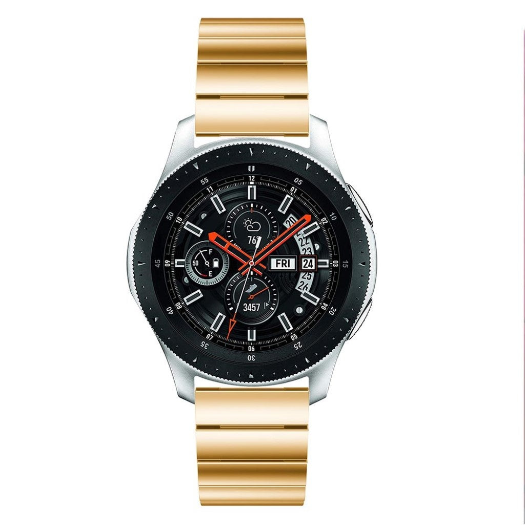 Rigtigt cool Samsung Galaxy Watch (46mm) Metal Rem - Guld#serie_1