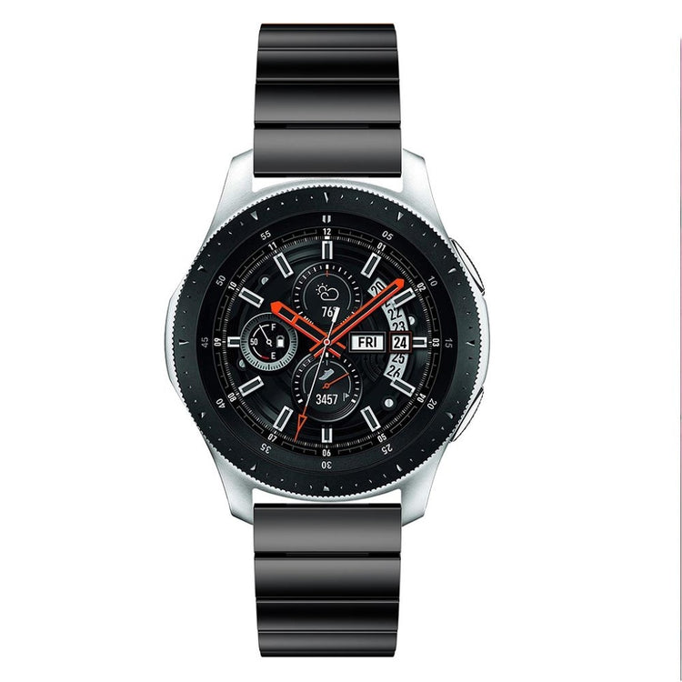 Rigtigt cool Samsung Galaxy Watch (46mm) Metal Rem - Sort#serie_3