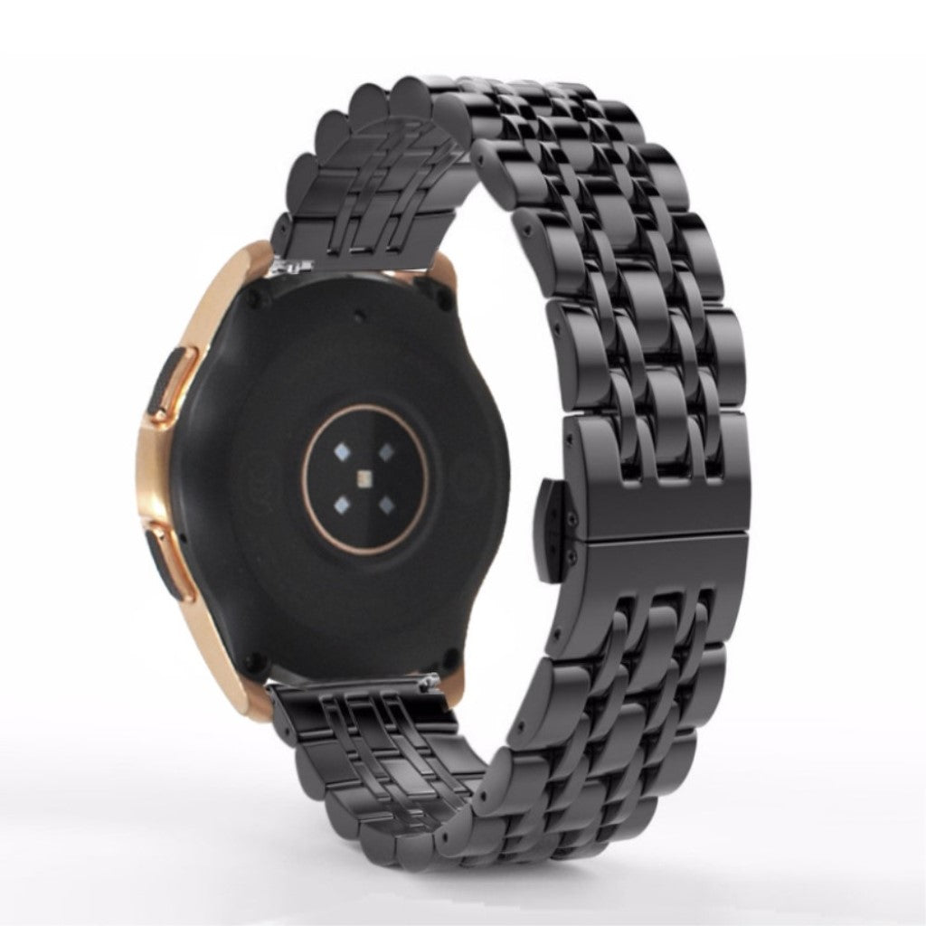 Helt vildt flot Samsung Galaxy Watch (46mm) Metal Rem - Sort#serie_1