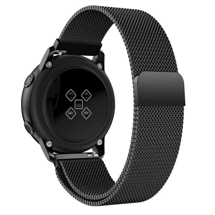 Mega kønt Samsung Galaxy Watch Active Metal Rem - Sort#serie_1