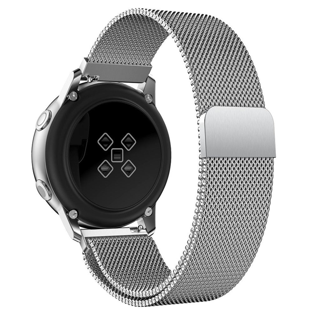 Mega kønt Samsung Galaxy Watch Active Metal Rem - Sølv#serie_2