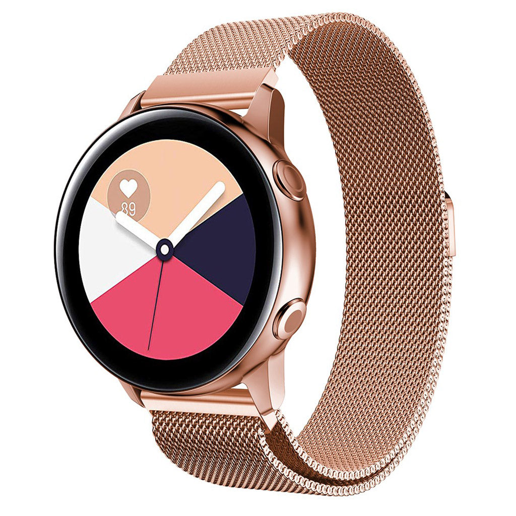 Mega kønt Samsung Galaxy Watch Active Metal Rem - Pink#serie_4