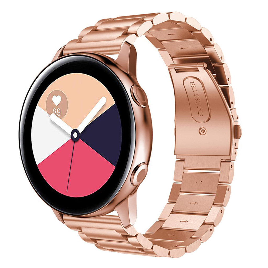 Mega holdbart Samsung Galaxy Watch Active Metal Rem - Pink#serie_3