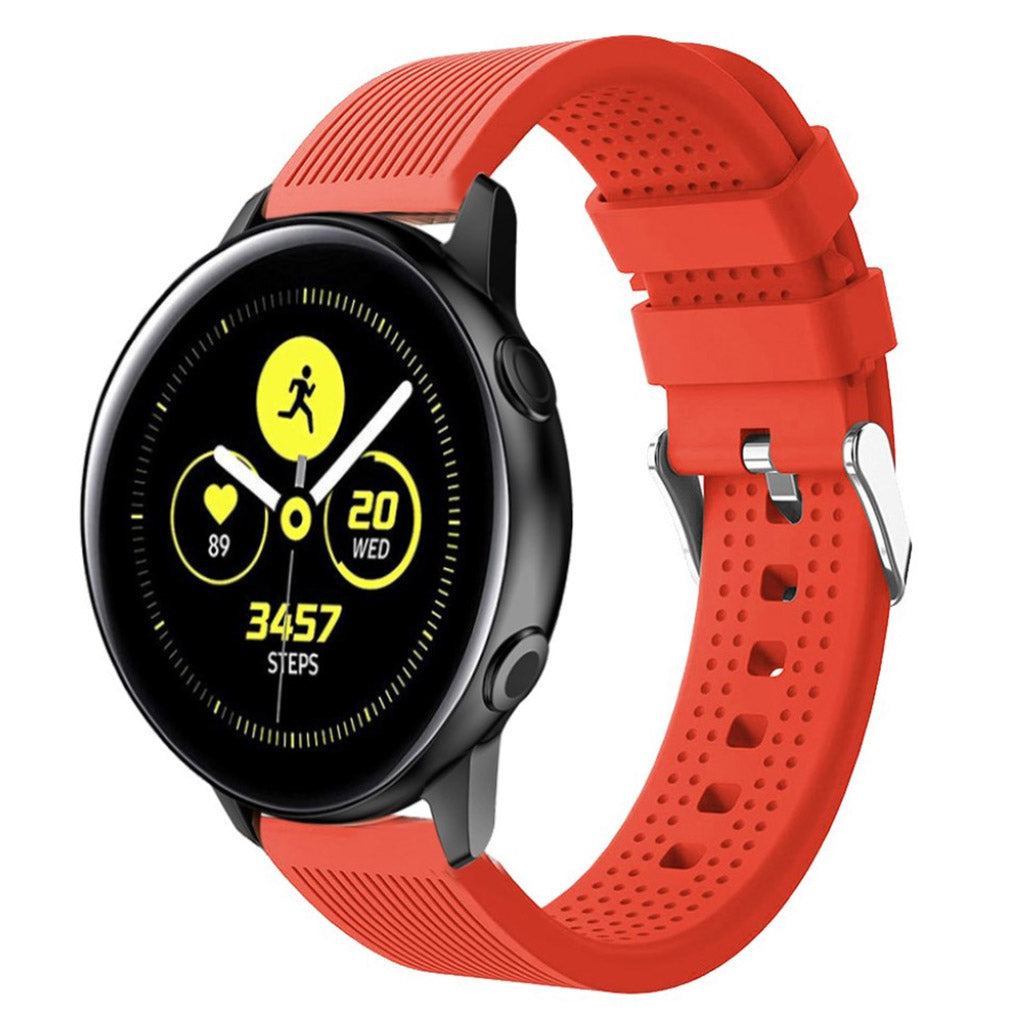 Rigtigt fed Samsung Galaxy Watch Active Silikone Rem - Orange#serie_4