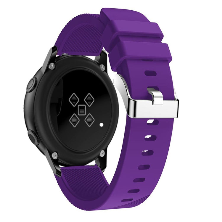 Meget cool Samsung Galaxy Watch Active Silikone Rem - Lilla#serie_8