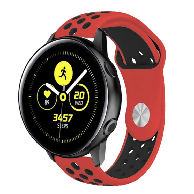 Rigtigt flot Samsung Galaxy Watch Active Silikone Rem - Rød#serie_4