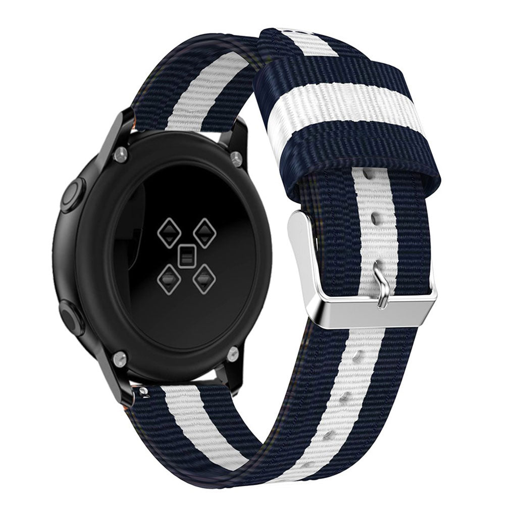 Super fantastisk Samsung Galaxy Watch Active Nylon Rem - Blå#serie_2