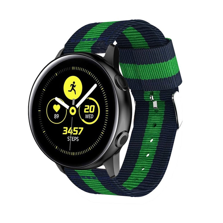 Super fantastisk Samsung Galaxy Watch Active Nylon Rem - Flerfarvet#serie_4