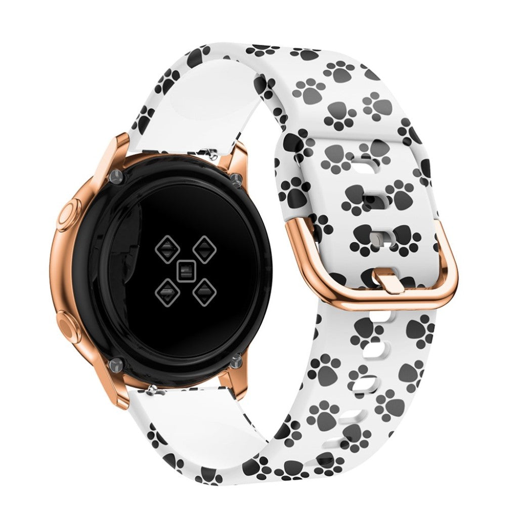 Skøn Samsung Galaxy Watch Active Silikone Rem - Flerfarvet#serie_2