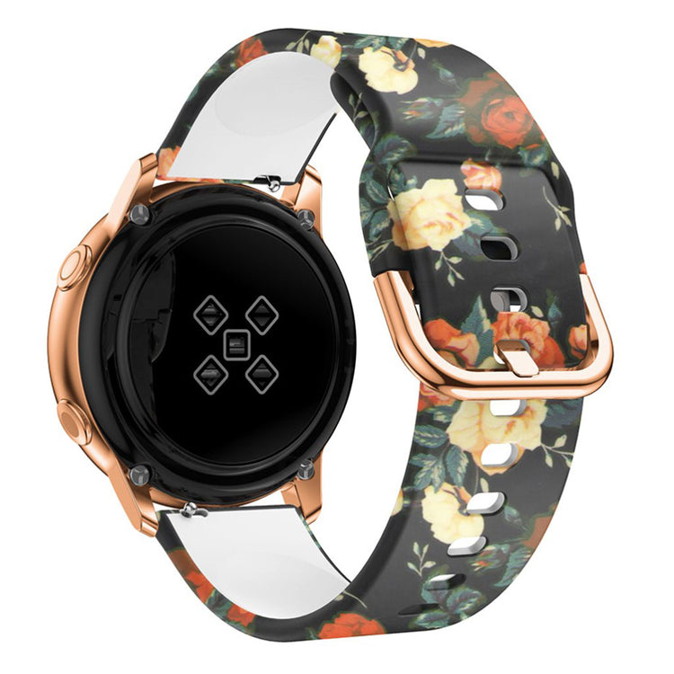 Skøn Samsung Galaxy Watch Active Silikone Rem - Flerfarvet#serie_5