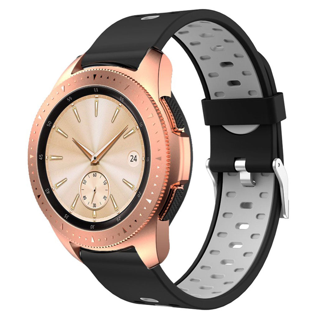 Meget nydelig Samsung Galaxy Watch Active Silikone Rem - Sort#serie_2