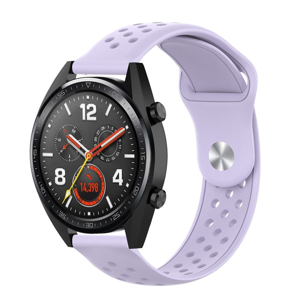  Samsung Galaxy Watch Active / Samsung Gear S2 Silikone Rem - Lilla#serie_8