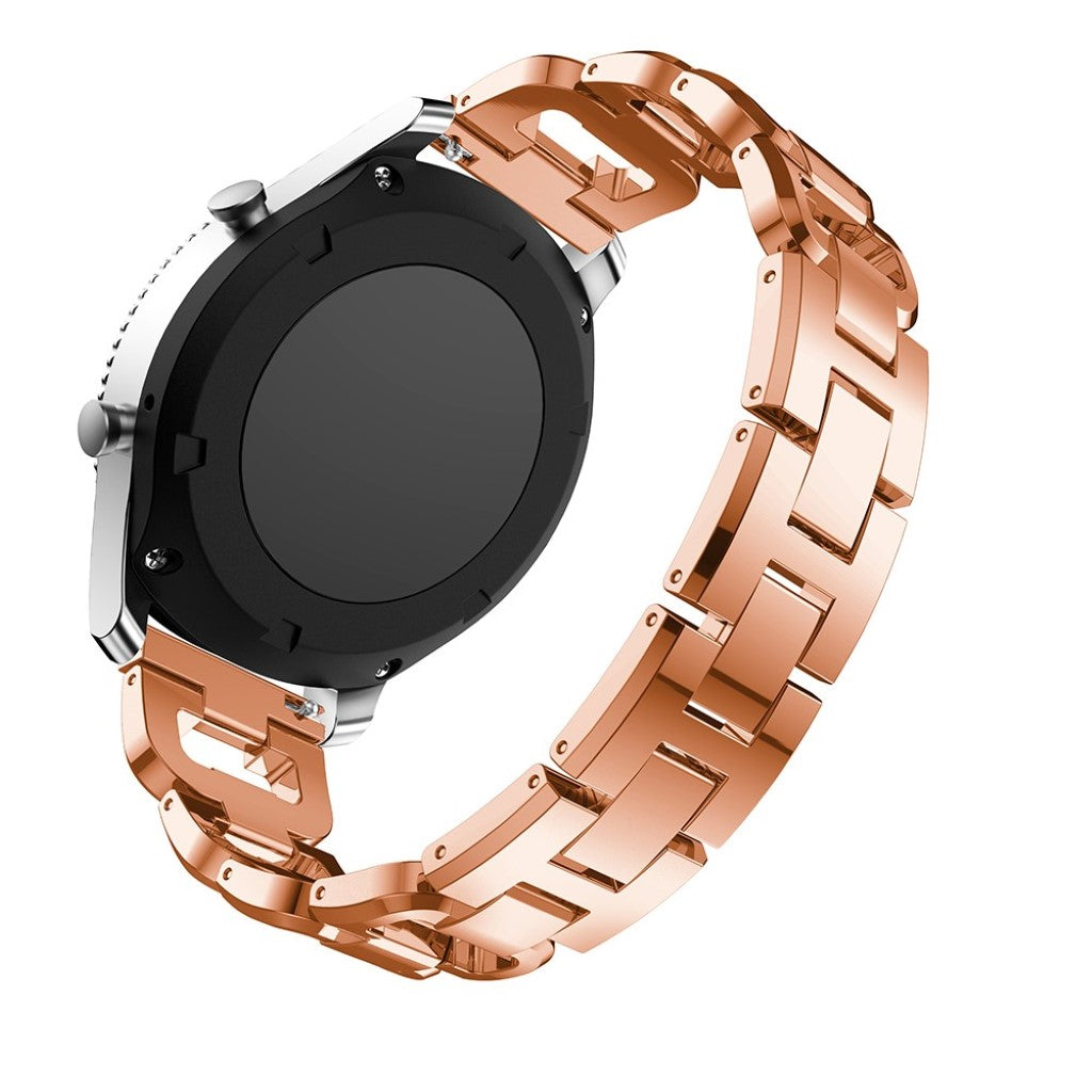 Mega cool Samsung Gear S3 Frontier Metal og Rhinsten Rem - Pink#serie_3