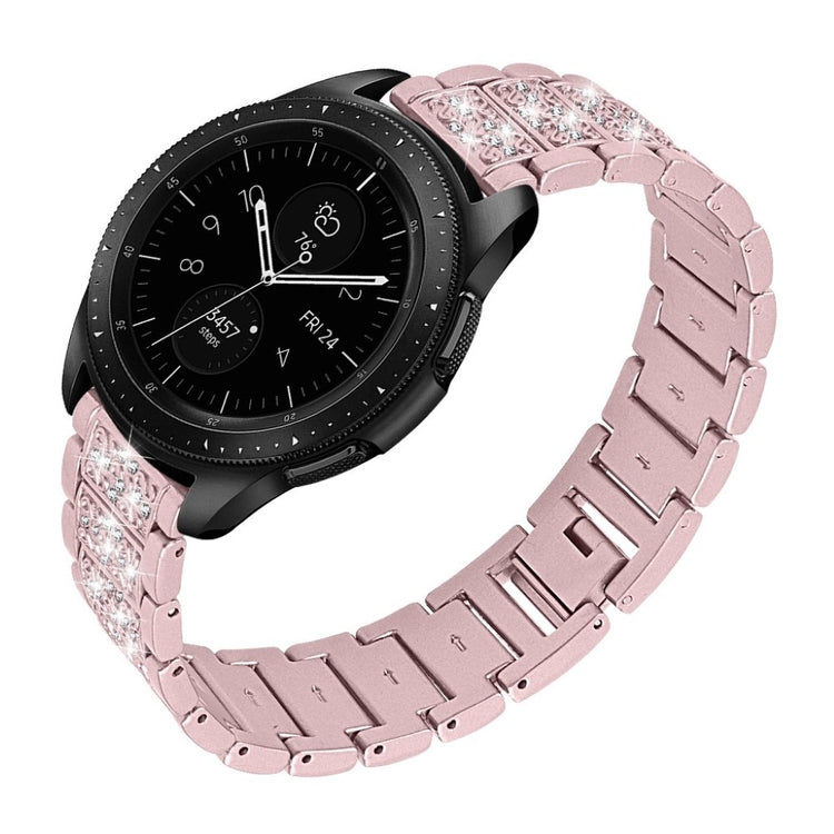 Vildt sejt Samsung Gear S3 Frontier Metal og Rhinsten Rem - Pink#serie_3