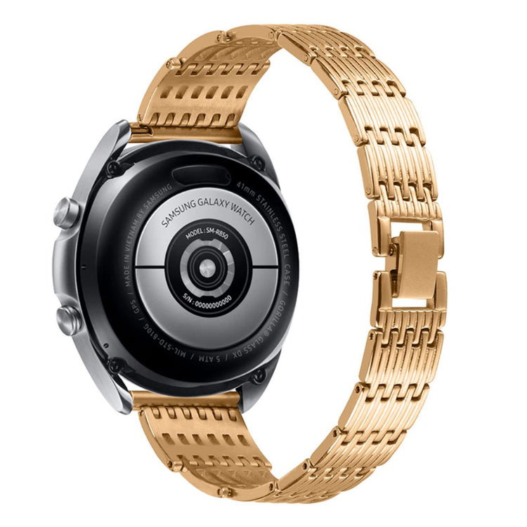 Meget skøn Samsung Gear S3 Frontier Metal og Rhinsten Rem - Pink#serie_1