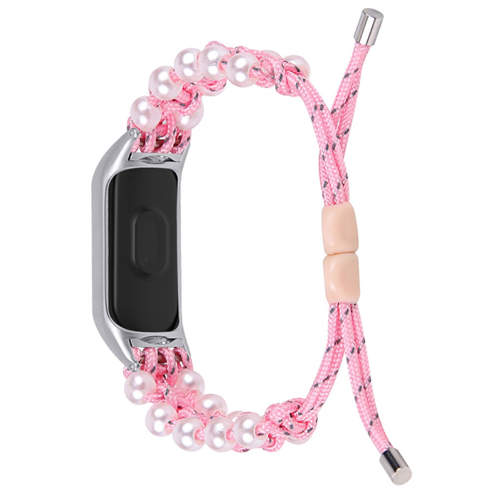 Mega holdbart Samsung Galaxy Fit-e Rhinsten og Nylon Rem - Pink#serie_2