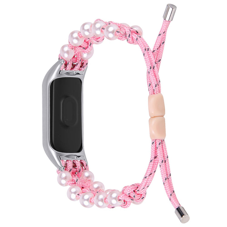 Mega holdbart Samsung Galaxy Fit-e Rhinsten og Nylon Rem - Pink#serie_2