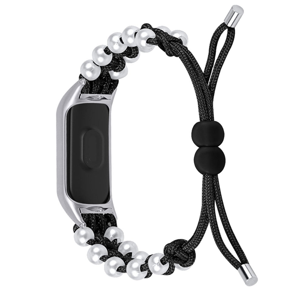 Mega holdbart Samsung Galaxy Fit-e Rhinsten og Nylon Rem - Sort#serie_3