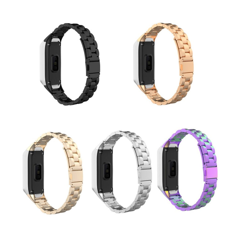 Slidstærk Samsung Galaxy Fit Metal Rem - Sort#serie_1