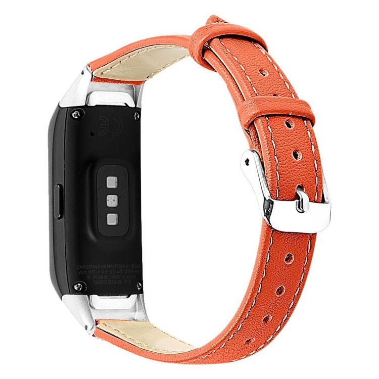 Stilfuld Samsung Galaxy Fit Ægte læder Rem - Orange#serie_7