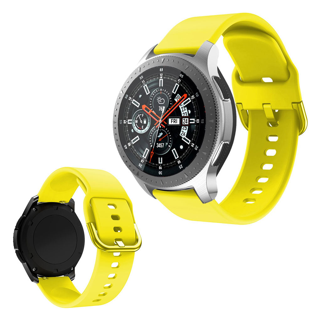 Vildt elegant Samsung Gear S3 Active Silikone Rem - Gul#serie_6