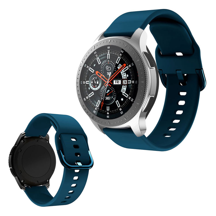 Vildt elegant Samsung Gear S3 Active Silikone Rem - Blå#serie_8