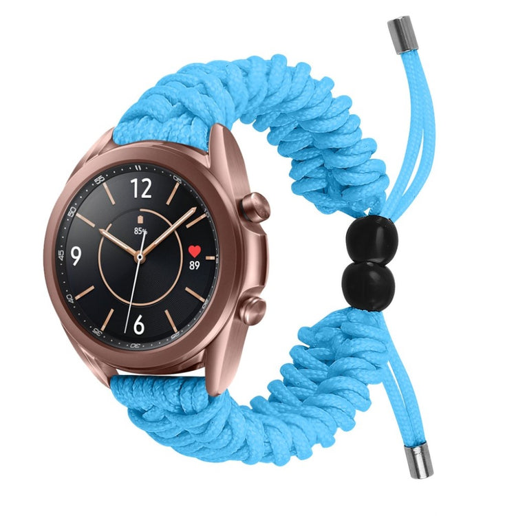Mega komfortabel Samsung Galaxy Watch 3 (45mm) Nylon Rem - Blå#serie_3