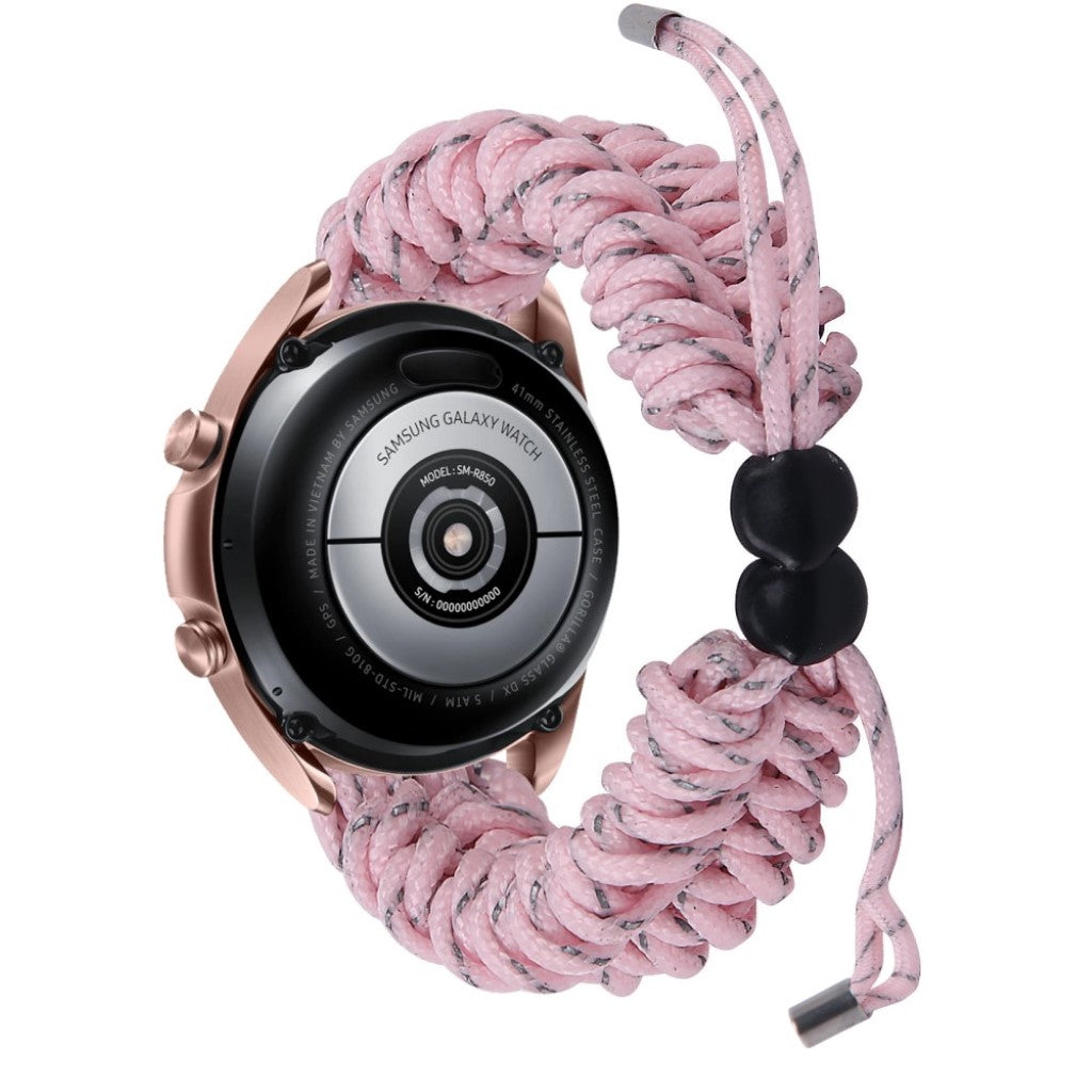 Mega komfortabel Samsung Galaxy Watch 3 (45mm) Nylon Rem - Pink#serie_4