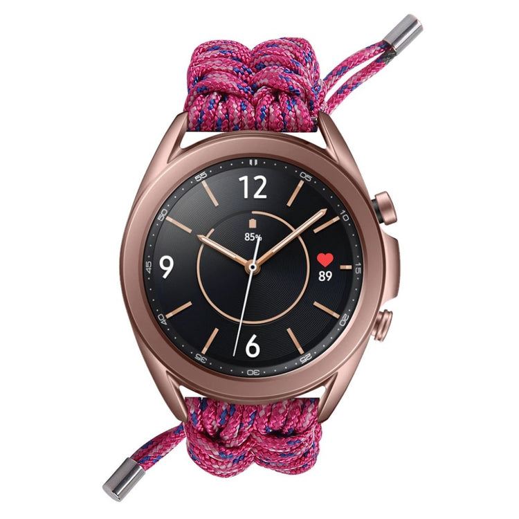 Mega komfortabel Samsung Galaxy Watch 3 (45mm) Nylon Rem - Pink#serie_7