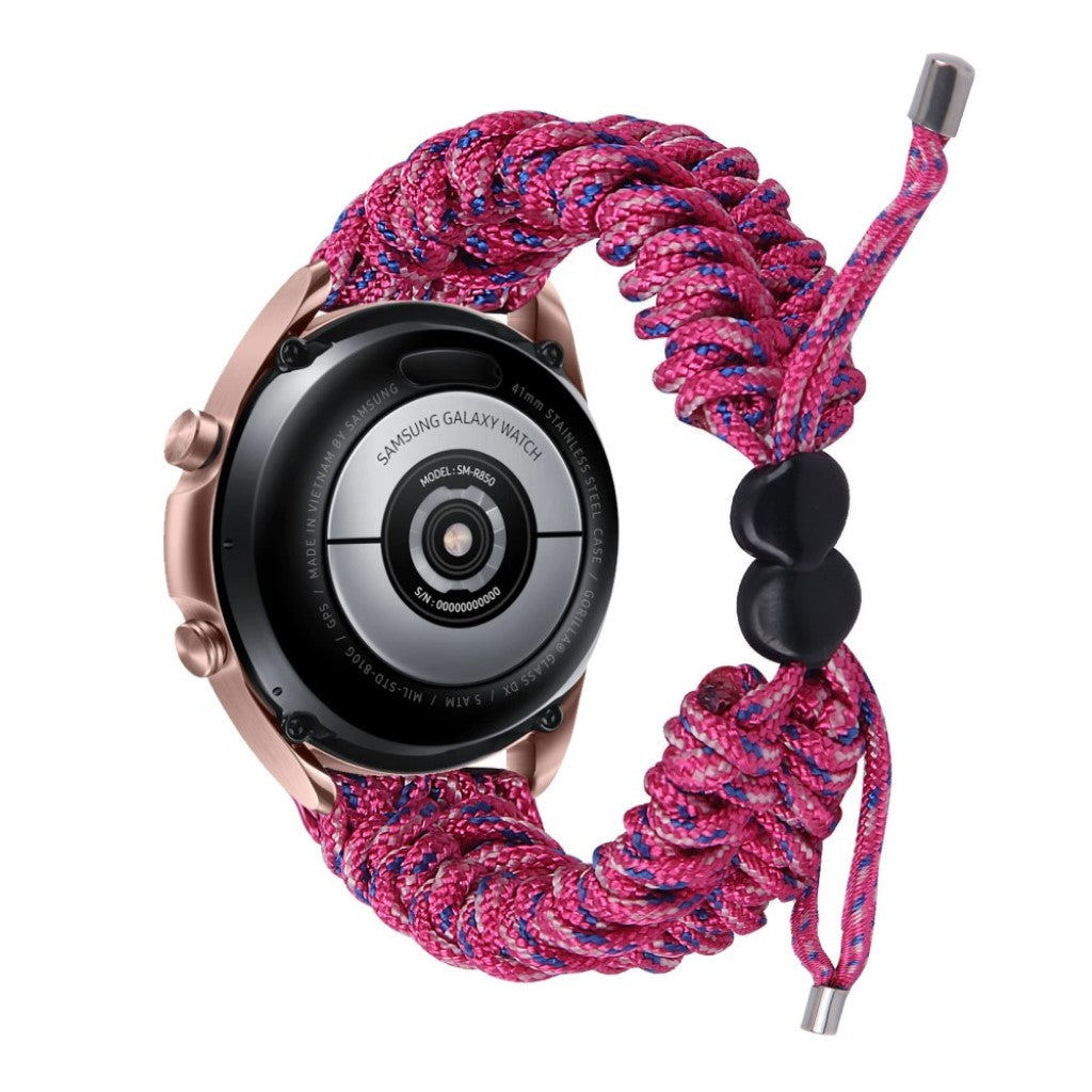 Mega komfortabel Samsung Galaxy Watch 3 (45mm) Nylon Rem - Pink#serie_7