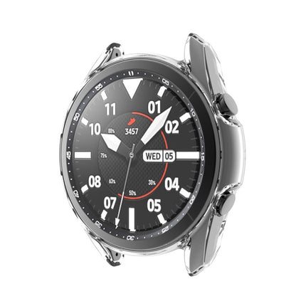 Fint Samsung Galaxy Watch 3 (45mm) Cover med Skærmbeskytter i Plastik og Hærdet Glas - Gennemsigtig#serie_034