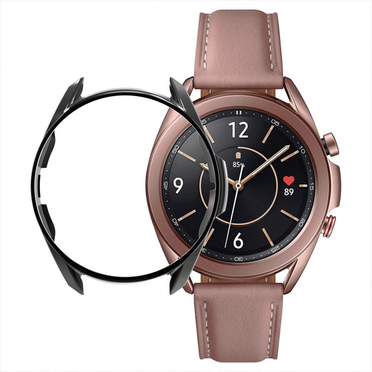 Samsung Galaxy Watch 3 (45mm)  Silikone Bumper  - Sort#serie_1