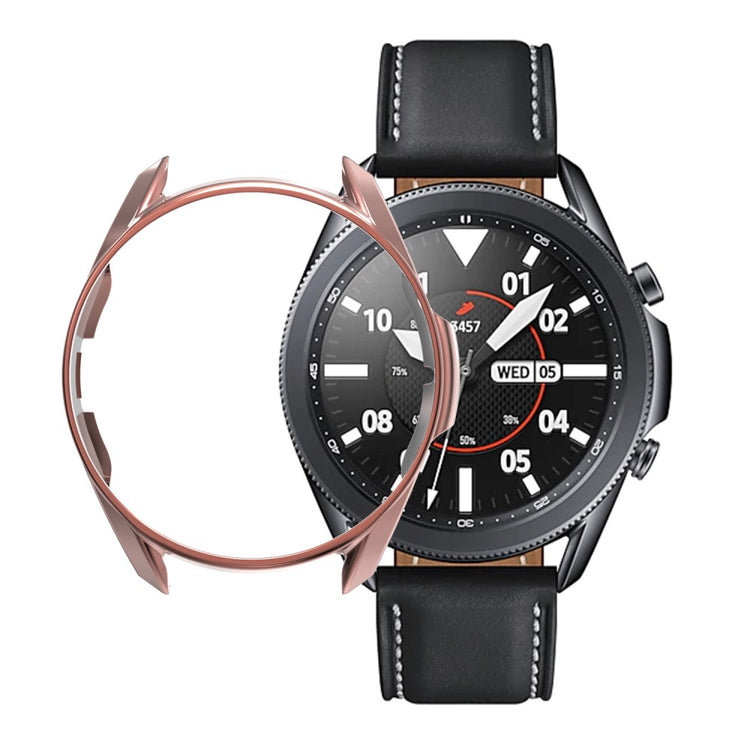 Samsung Galaxy Watch 3 (45mm)  Silikone Bumper  - Brun#serie_5