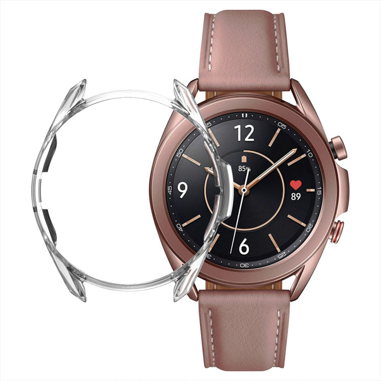 Samsung Galaxy Watch 3 (45mm)  Silikone Bumper  - Gennemsigtig#serie_6