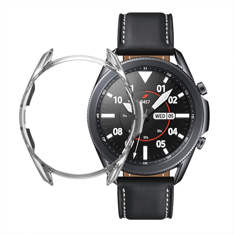 Samsung Galaxy Watch 3 (45mm)  Silikone Bumper  - Gennemsigtig#serie_6