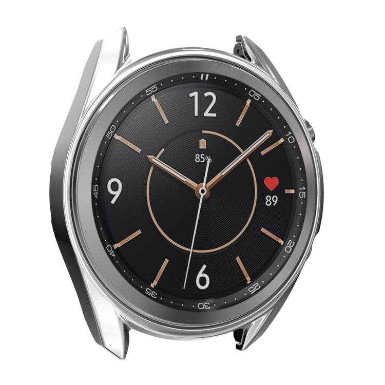 Samsung Galaxy Watch 3 (45mm)  Silikone Bumper  - Sølv#serie_7