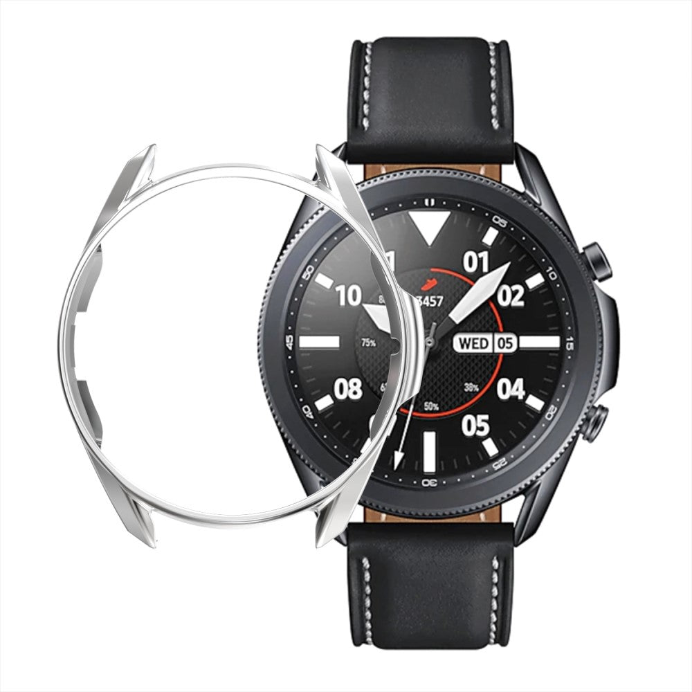 Samsung Galaxy Watch 3 (45mm)  Silikone Bumper  - Sølv#serie_7