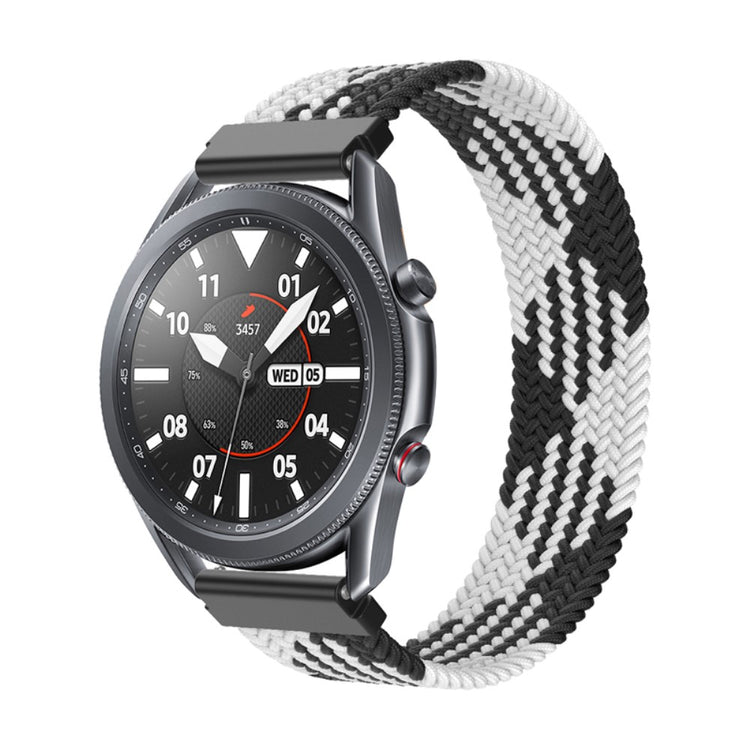 Helt vildt cool Samsung Galaxy Watch 3 (45mm) Stof Urrem - Hvid#serie_10