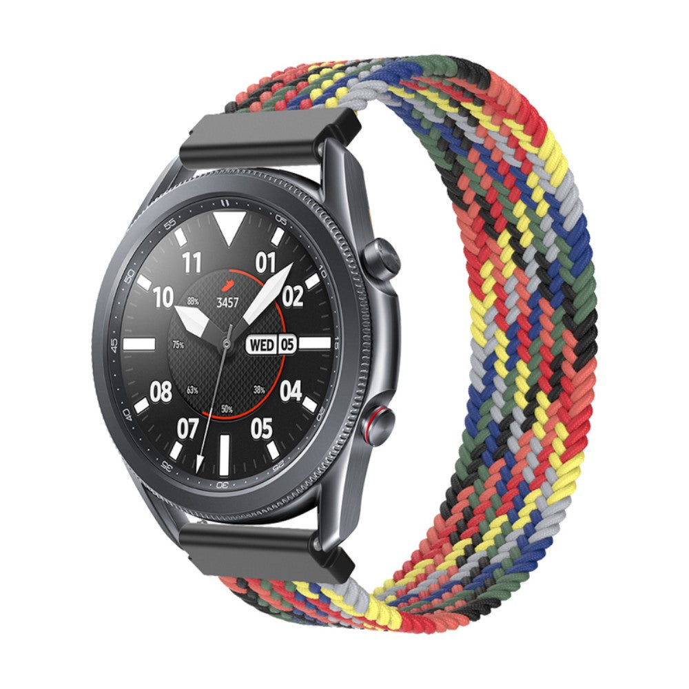 Rigtigt skøn Samsung Galaxy Watch 3 (45mm) Nylon Rem - Flerfarvet#serie_15