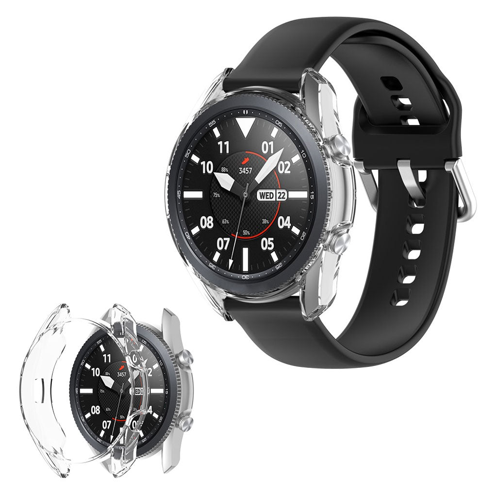Fed Samsung Galaxy Watch 3 (41mm) Silikone Cover - Gennemsigtig#serie_2