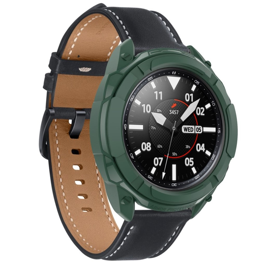 Samsung Galaxy Watch 3 (41mm) Beskyttende Silikone Bumper  - Grøn#serie_3