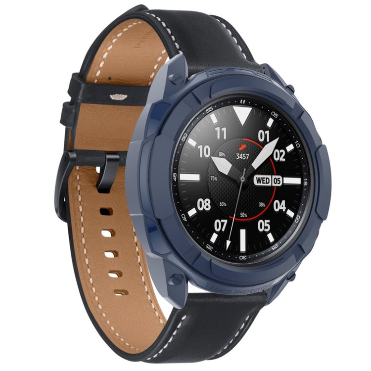 Samsung Galaxy Watch 3 (41mm) Beskyttende Silikone Bumper  - Blå#serie_4