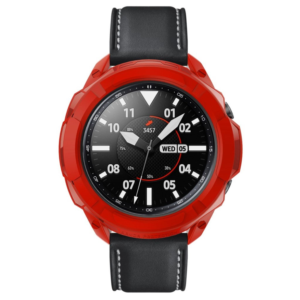 Samsung Galaxy Watch 3 (41mm) Beskyttende Silikone Bumper  - Rød#serie_5
