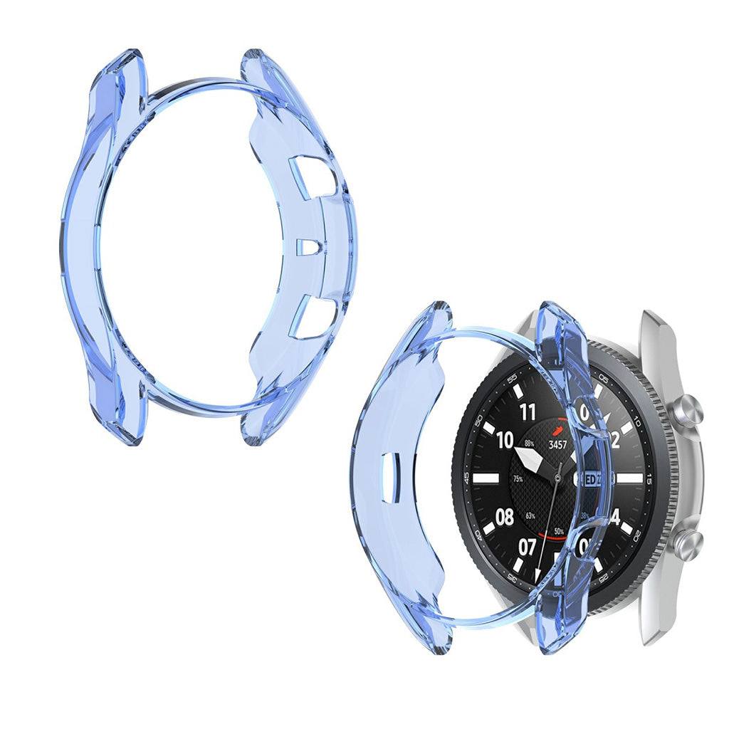 Mega Flot Samsung Galaxy Watch 3 (41mm) Silikone Cover - Blå#serie_3